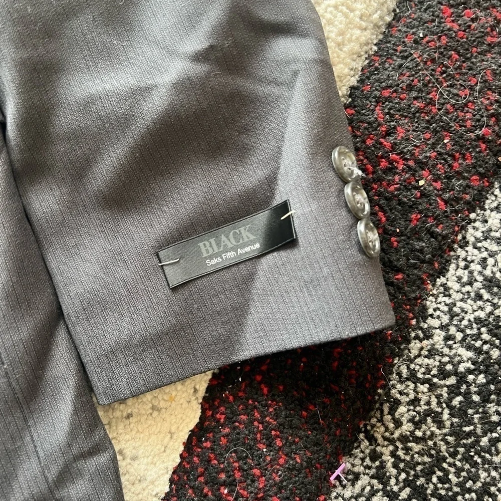 Saks Fifth Avenue Black Label Wool Modern Fit Sport Coat